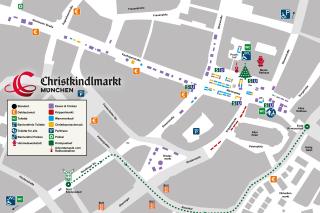 Übersichtskarte Christkindlmarkt 2024