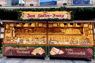 Zum Stollen-Franze auf dem Münchner Christkindlmarkt