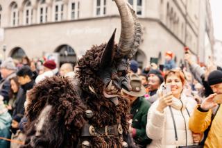 Krampuslauf 2024 Die Stimmung beim Lauf war festlich und ausgelassen.
